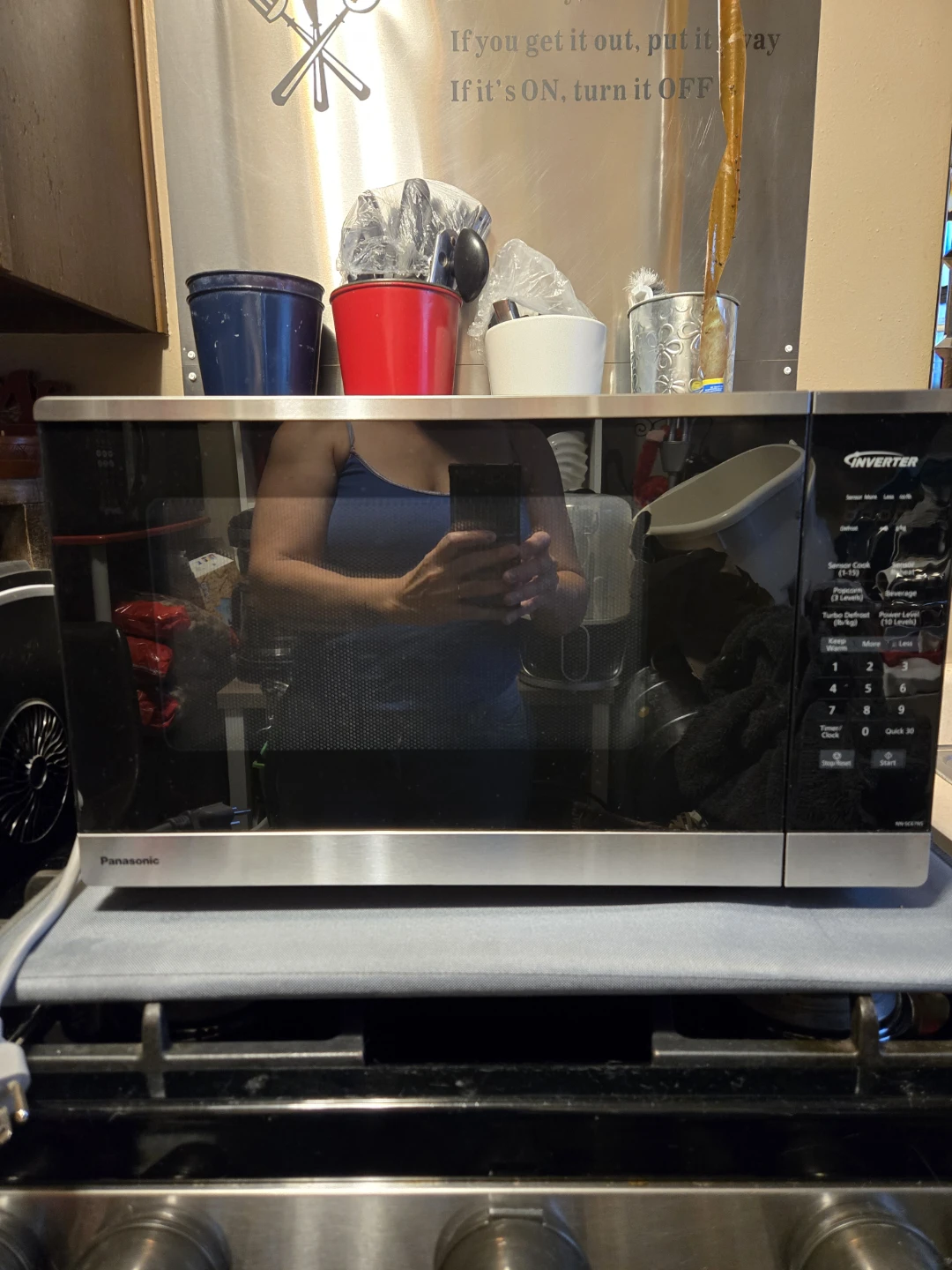 Panasonic Inverter Microwave Oven 1.3 Cu Ft Stainless Steel