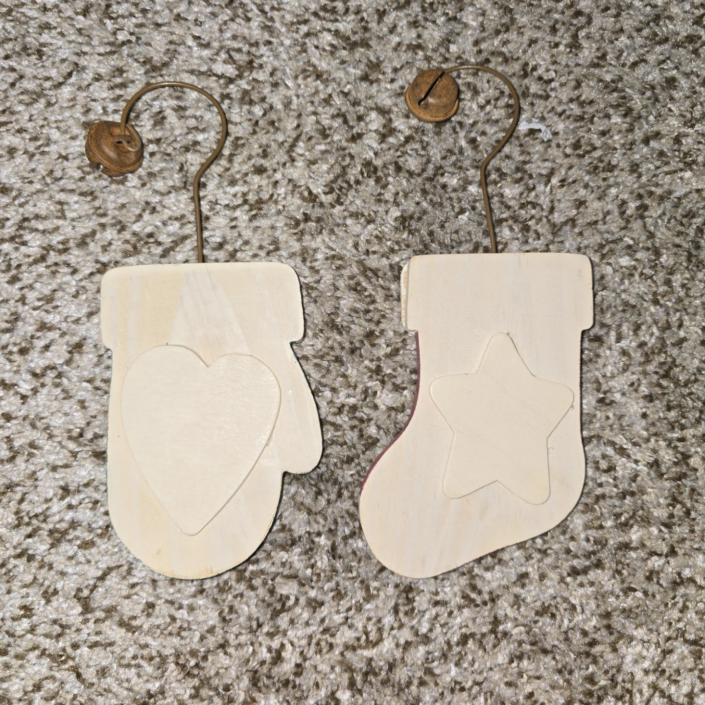 Set of 2 Rustic Wooden Christmas Ornaments - photo 2