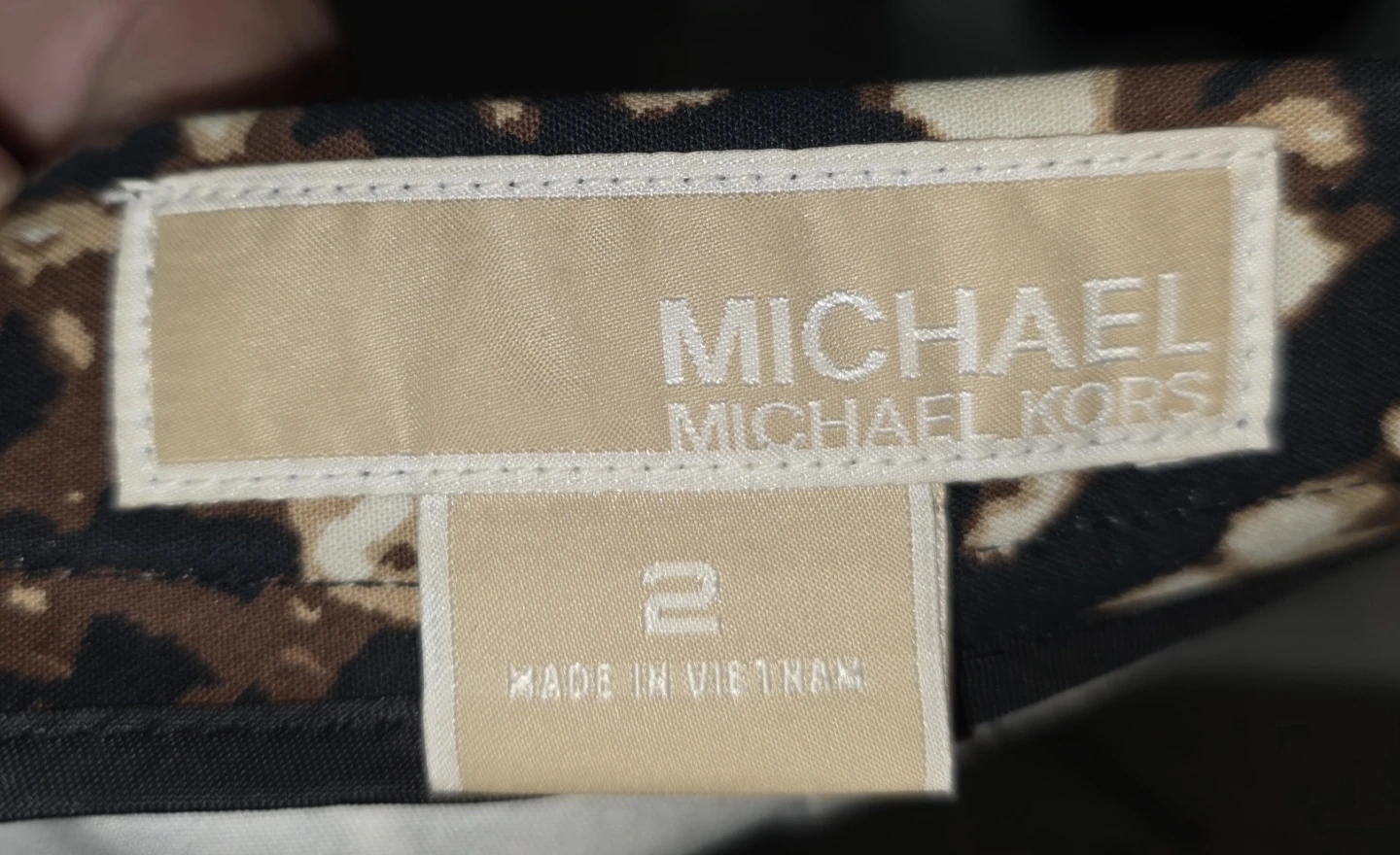 Michael Kors Snakeskin Print Skirt Size 2 - photo 2
