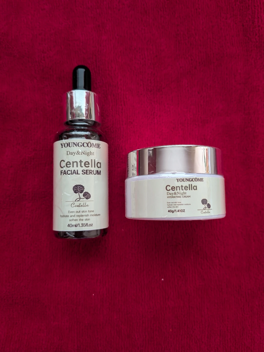 YOUNGCOME Centella Cream and Facial Serum Set