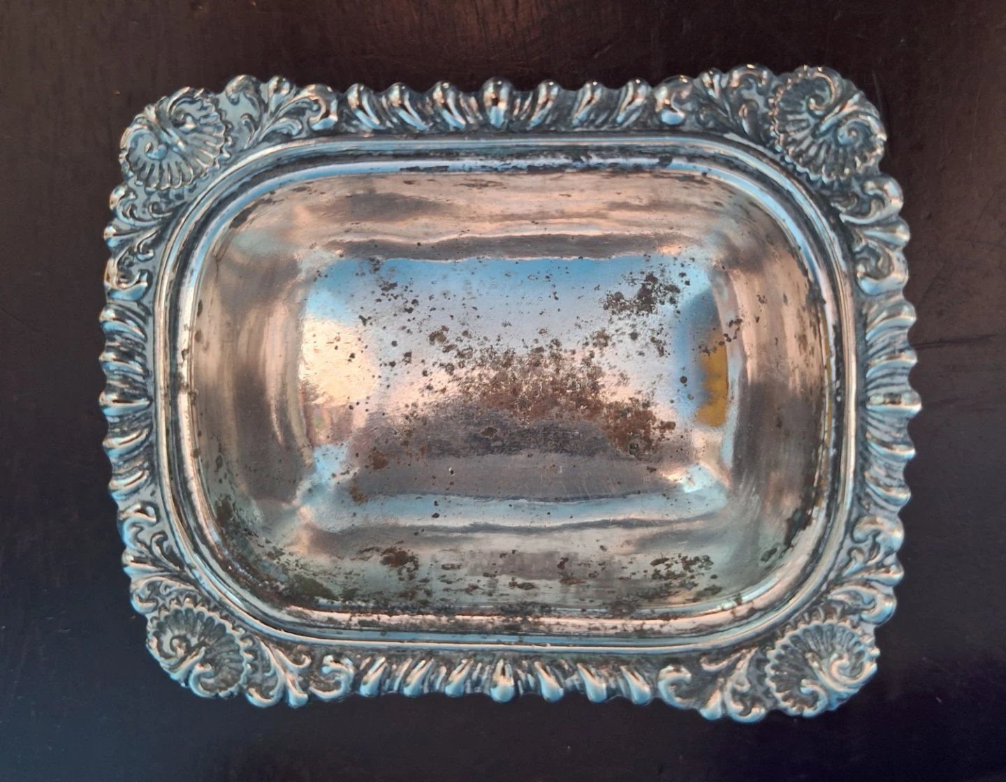 vintage silver-plated Sheffild Reproduction Salt Cellars - photo 4