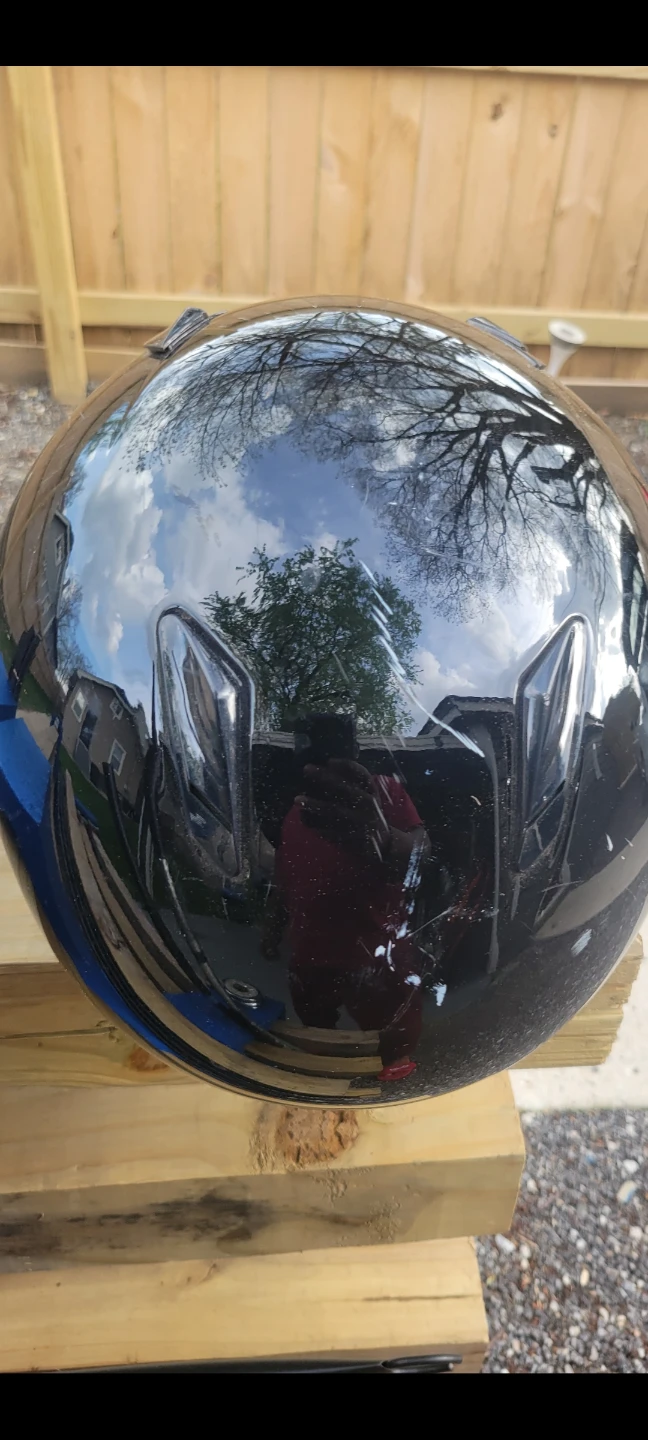USED HJC MOTORCYCLE HELMET MEDIUM - photo 2