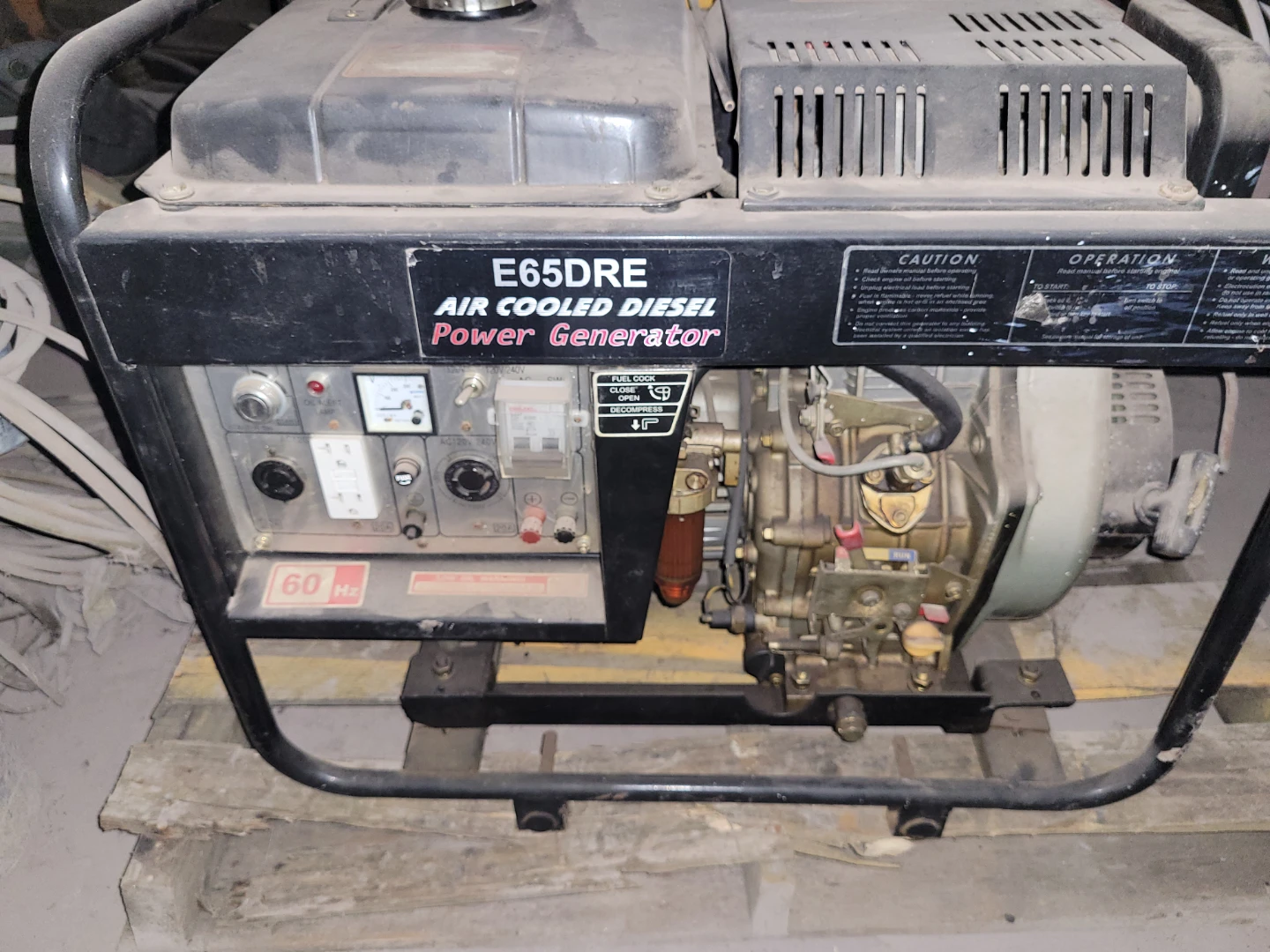E65DRE Air Cooled Diesel Power Generator