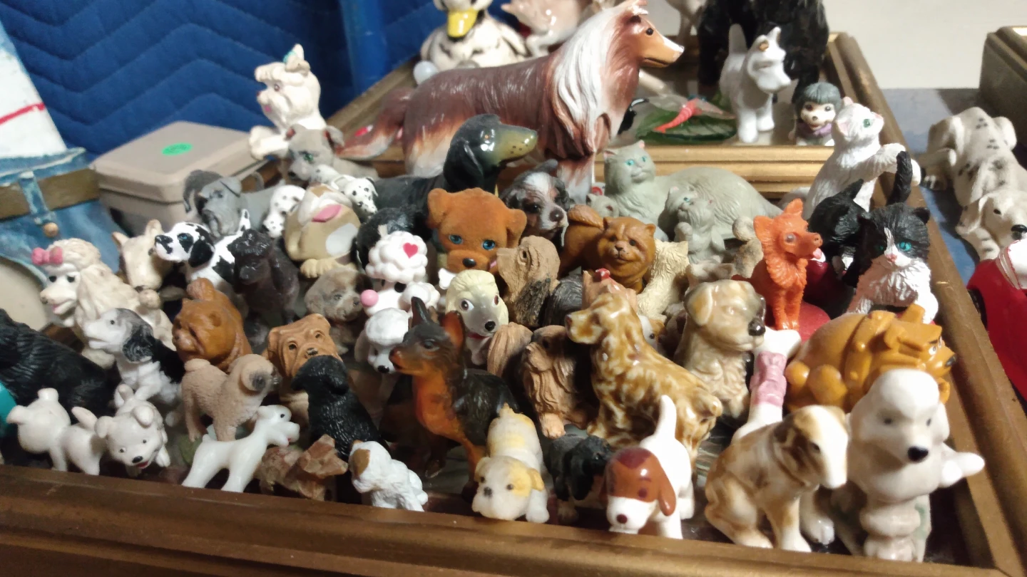 Assorted Miniature Dog Figurines Collection
