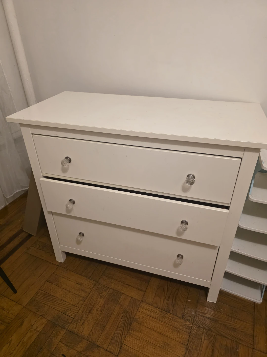 White 3-Drawer Dresser - photo 2