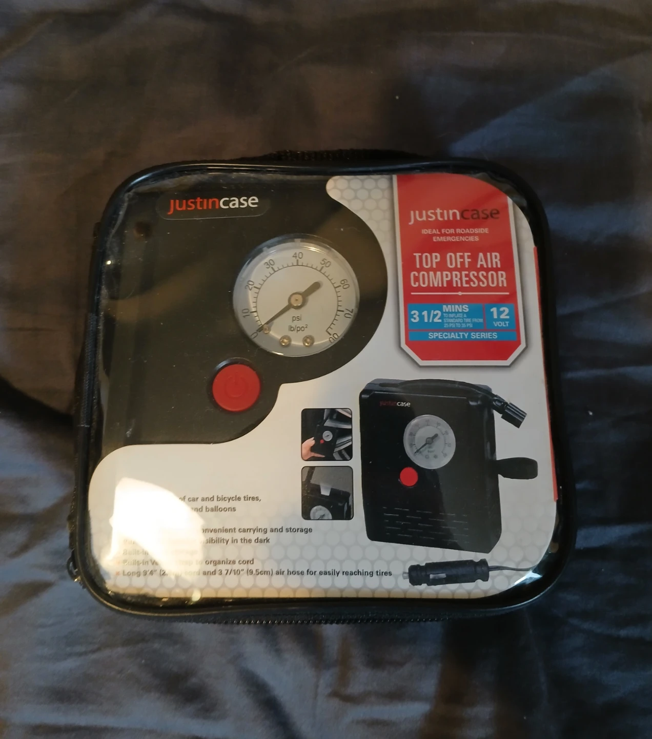 justincase Top Off Air Compressor