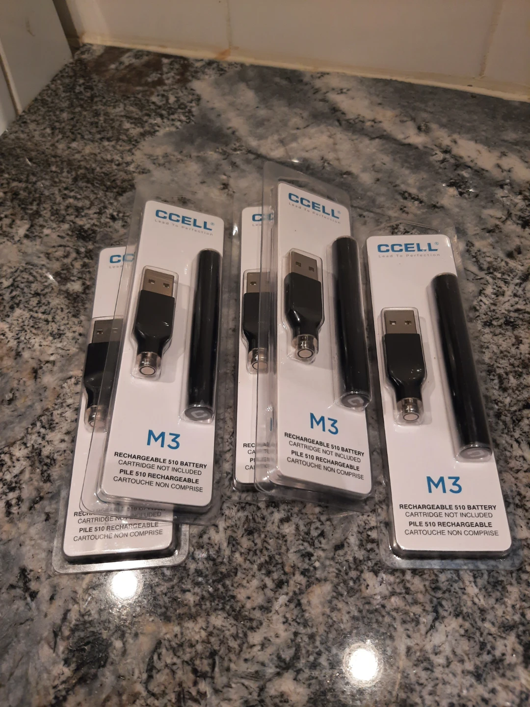 CCELL M3 Rechargeable 510 Battery -5 fo $5