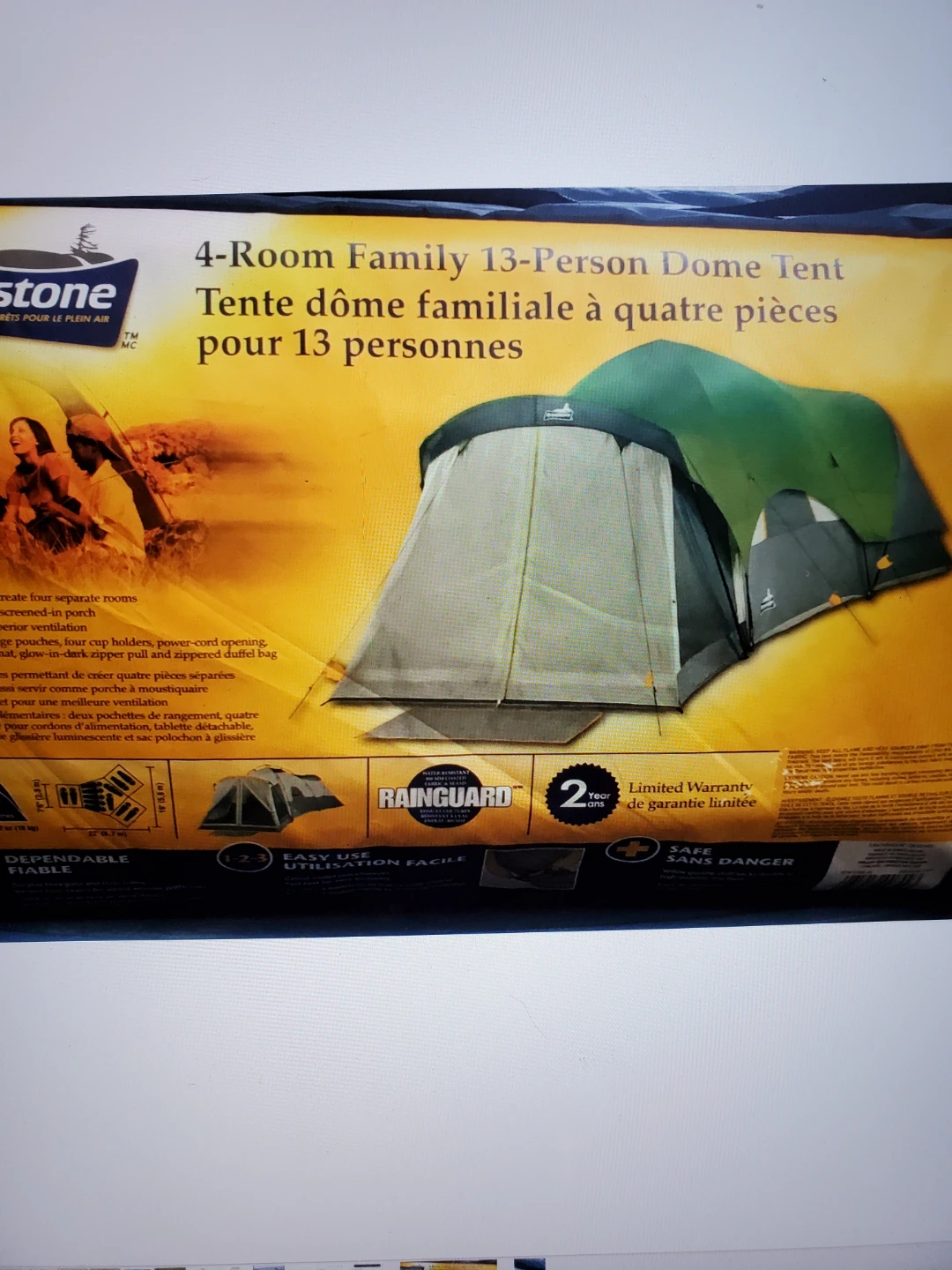 Keystone 4-Room Family 13-Person Dome Tent
