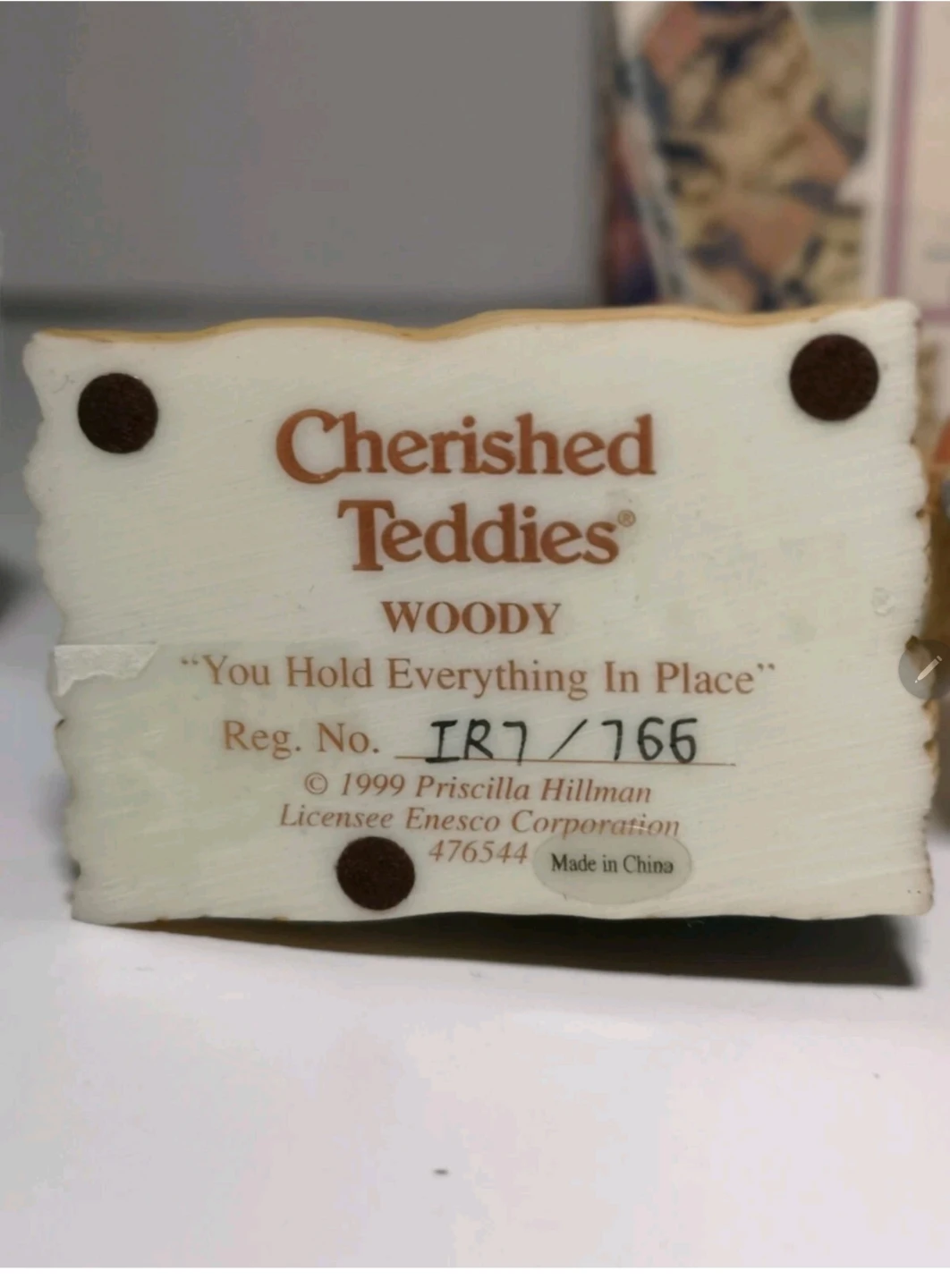 Cherished Teddies Woody Figurine - photo 3