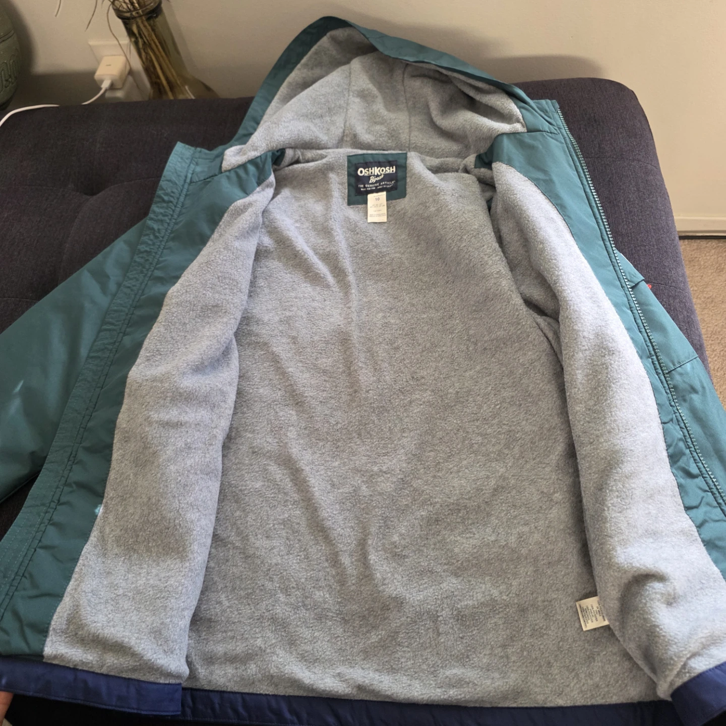 OshKosh B'gosh Boys Jacket Size 10 - photo 3