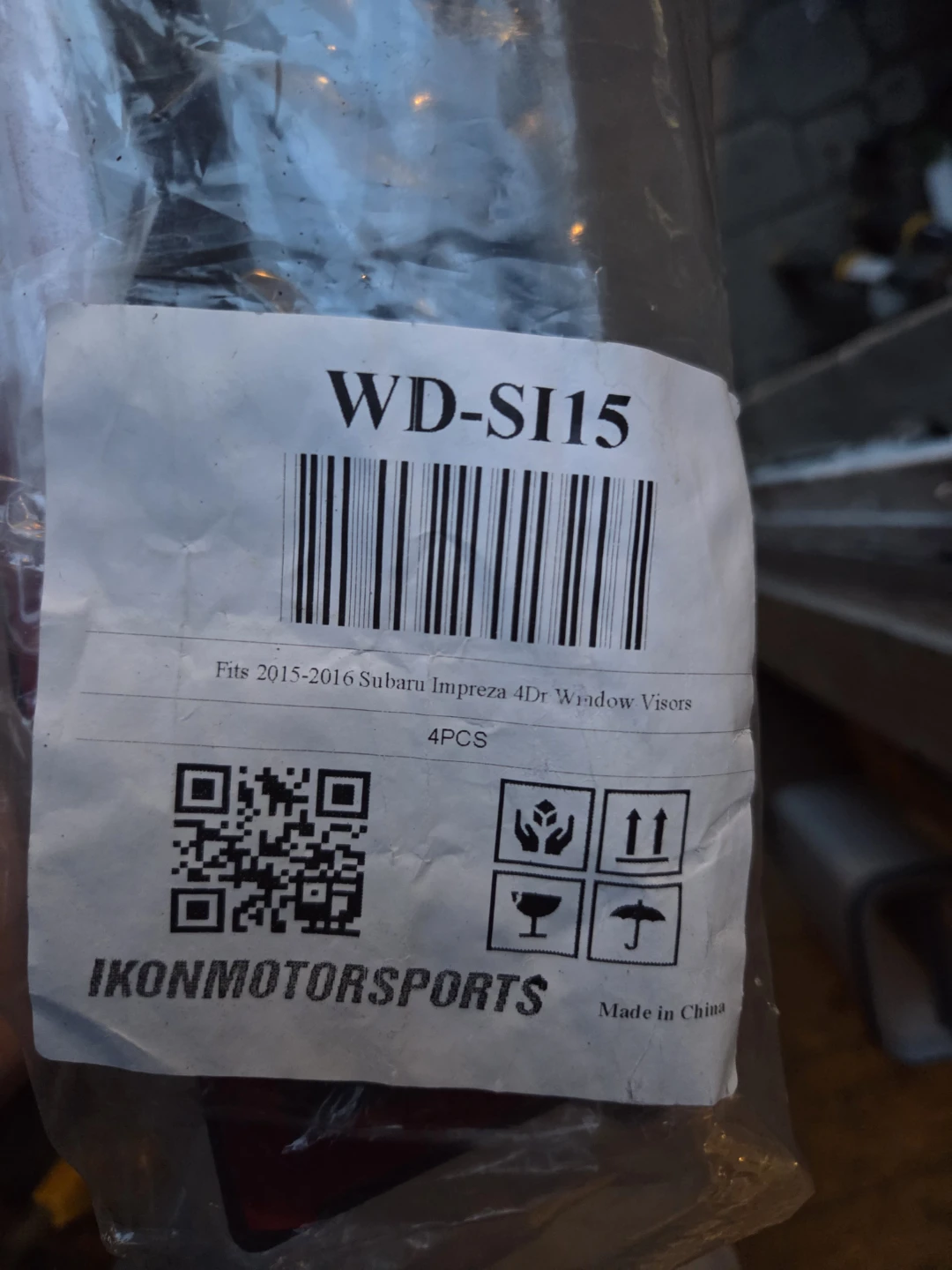 IKONMOTORSPORTS Window Visors for Subaru Impreza 2015-2016 - photo 2