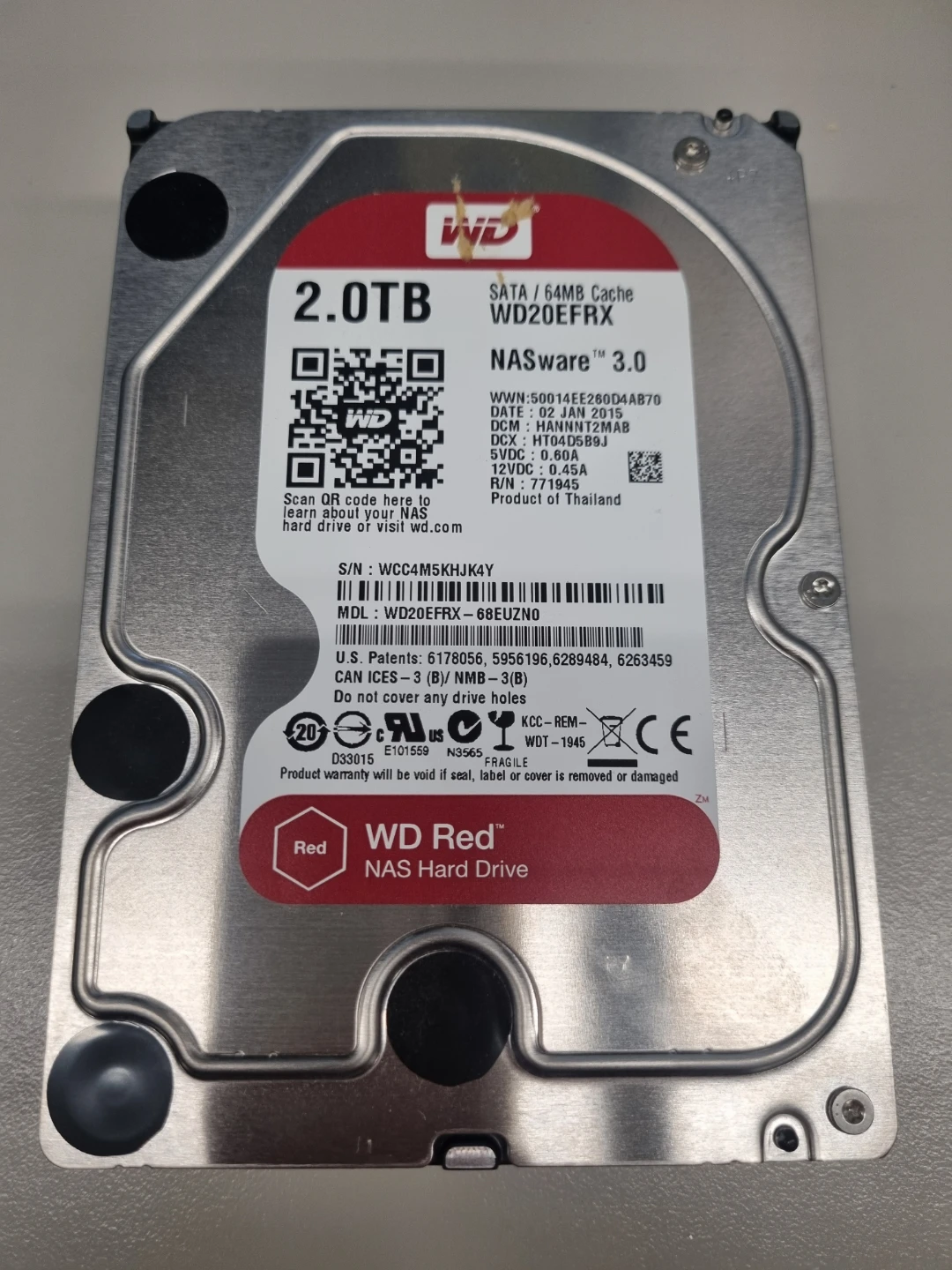 Western Digital Red 2TB NAS Hard Drive