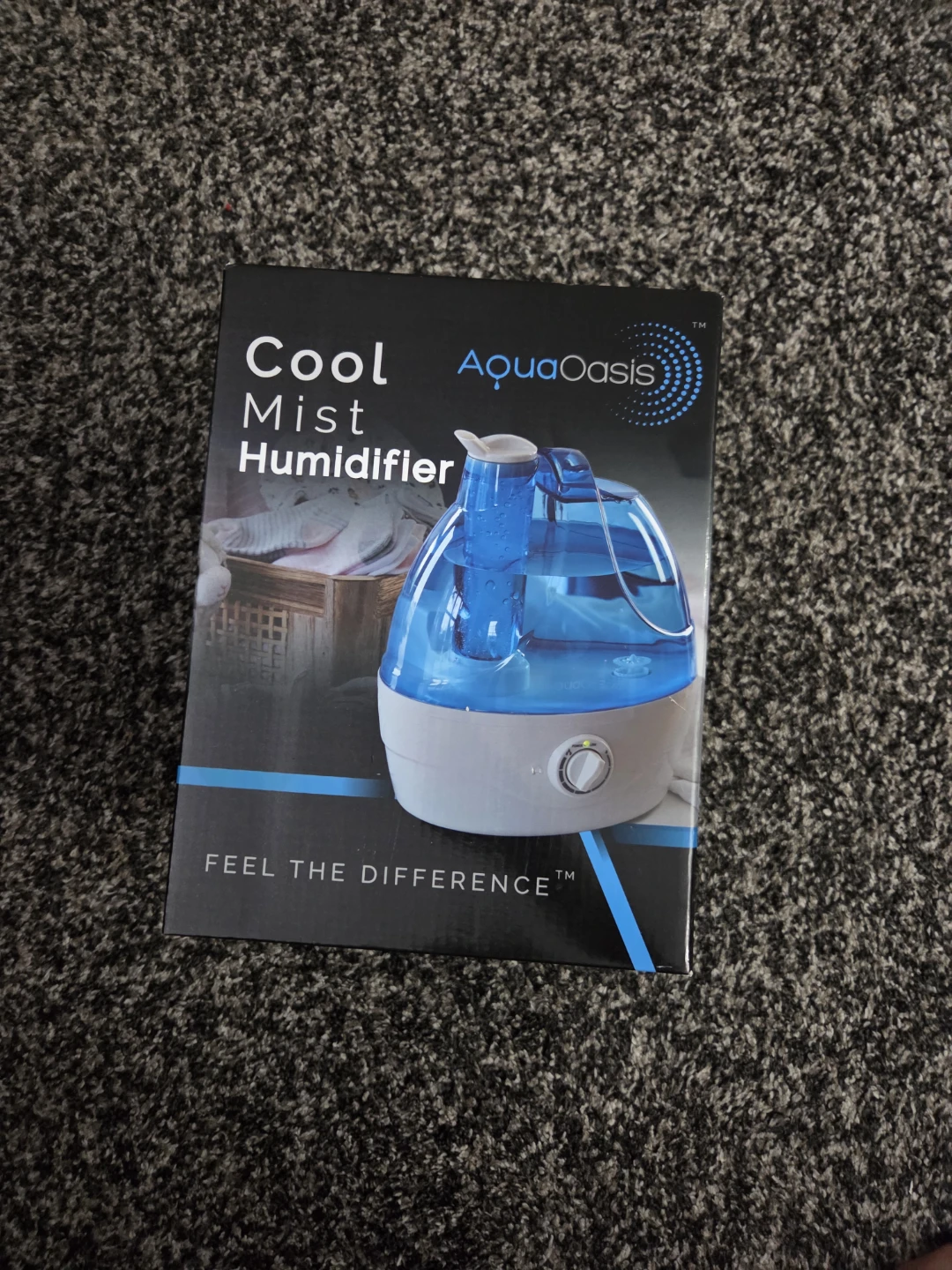 Aqua oasis cool mist humidifier - brand new