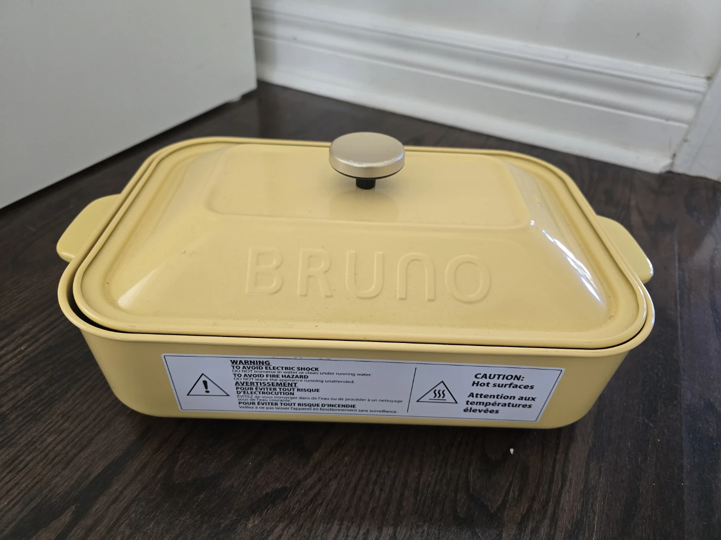 BRUNO Compact Hot Plate Yellow