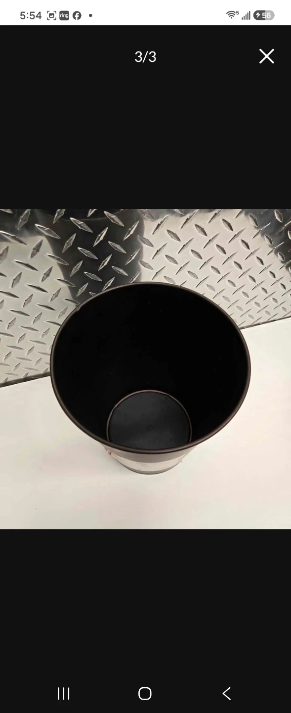 Bath Bliss Oil Rubbed Bronze Trash Bin - photo 2