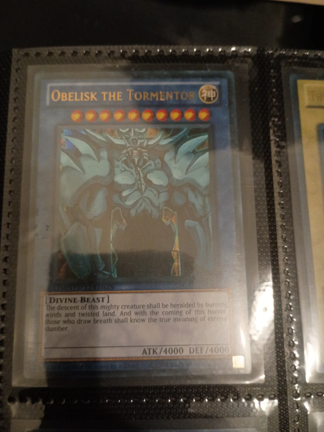 Obelisk the Tormentor Yu-Gi-Oh Trading 🏈