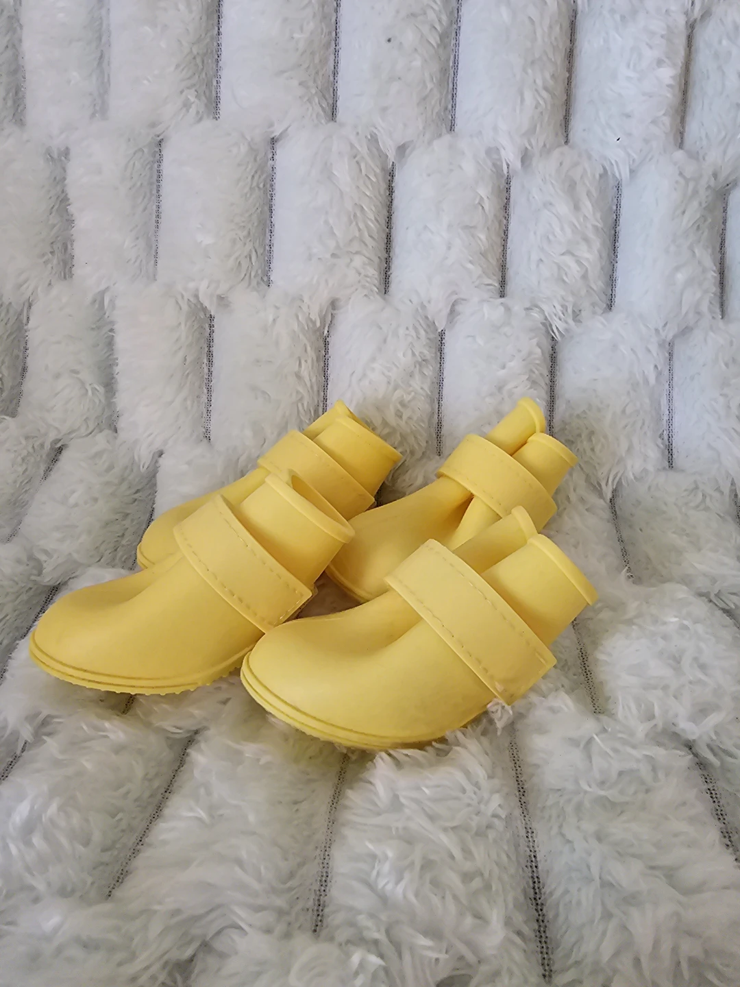 Yellow Pet Rain Boots - XS - photo 2