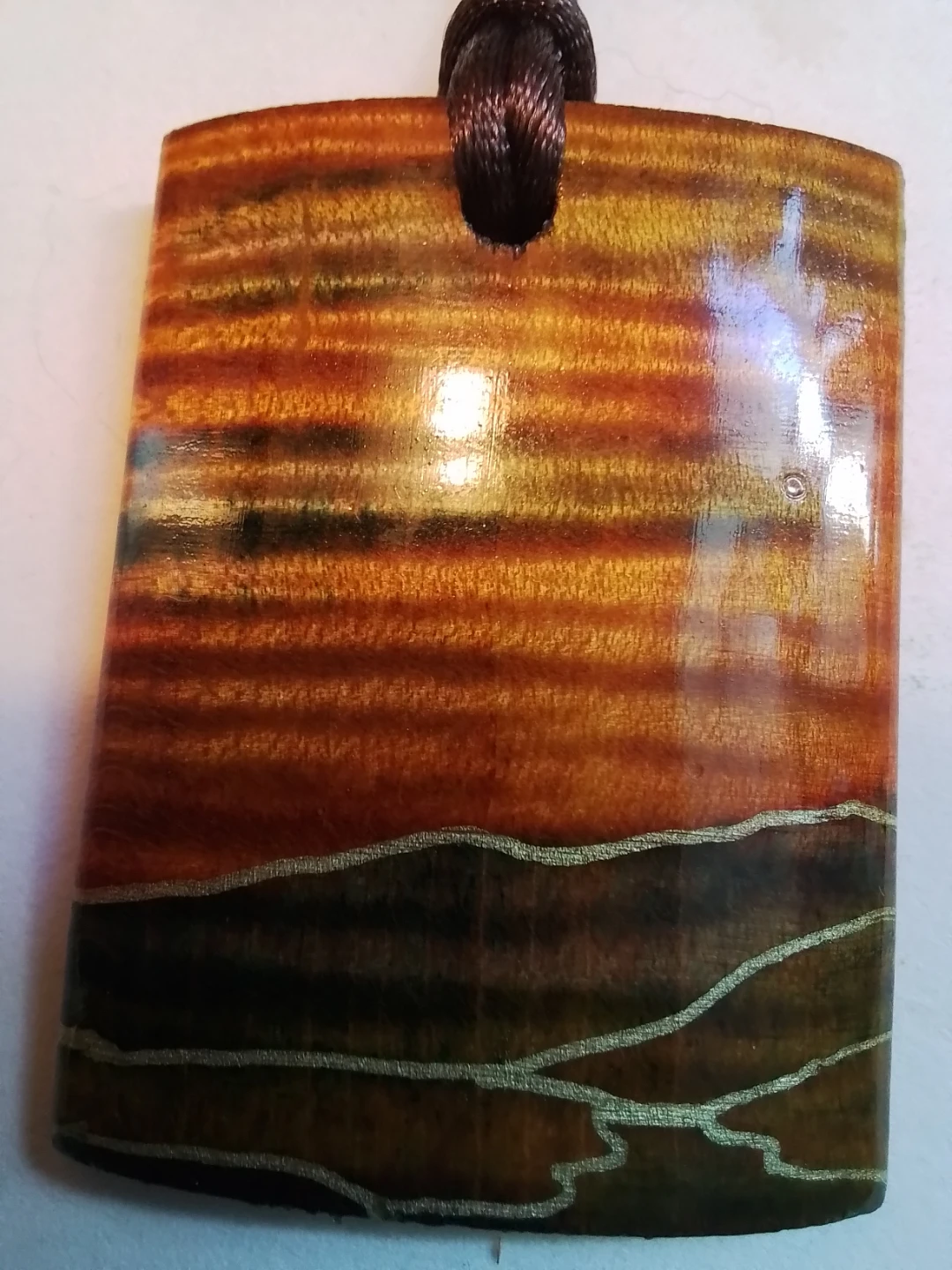 Custom Artisan Landscape Pendant - photo 4
