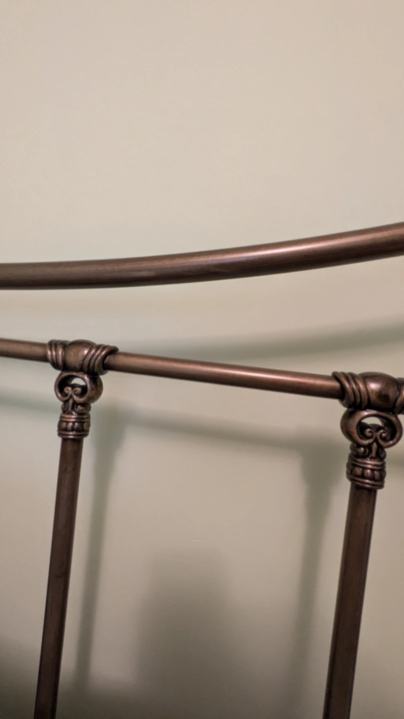 Vintage Bronze-Tone Metal Bed Set - photo 4