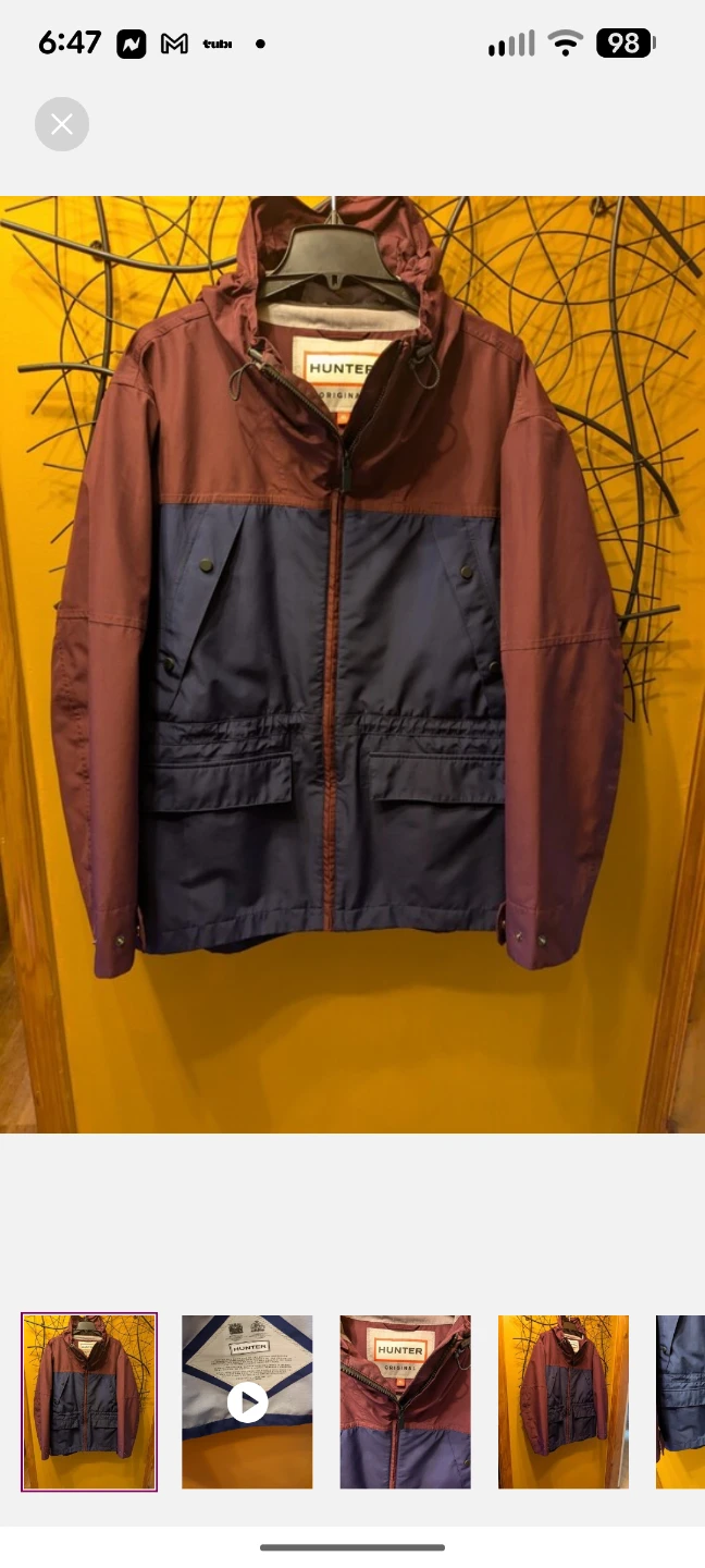 Hunter Original Lightweight Waterproof Rain Jacket