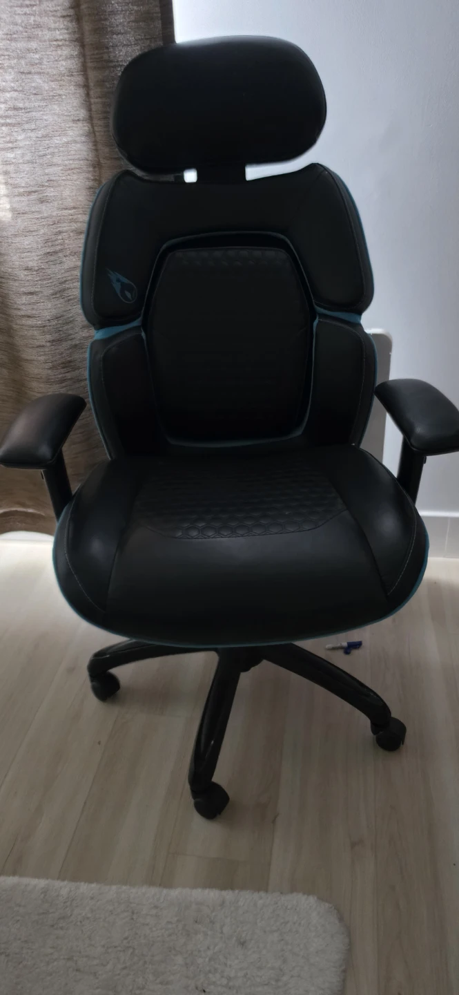Black and Blue Gaming Chair - photo 3