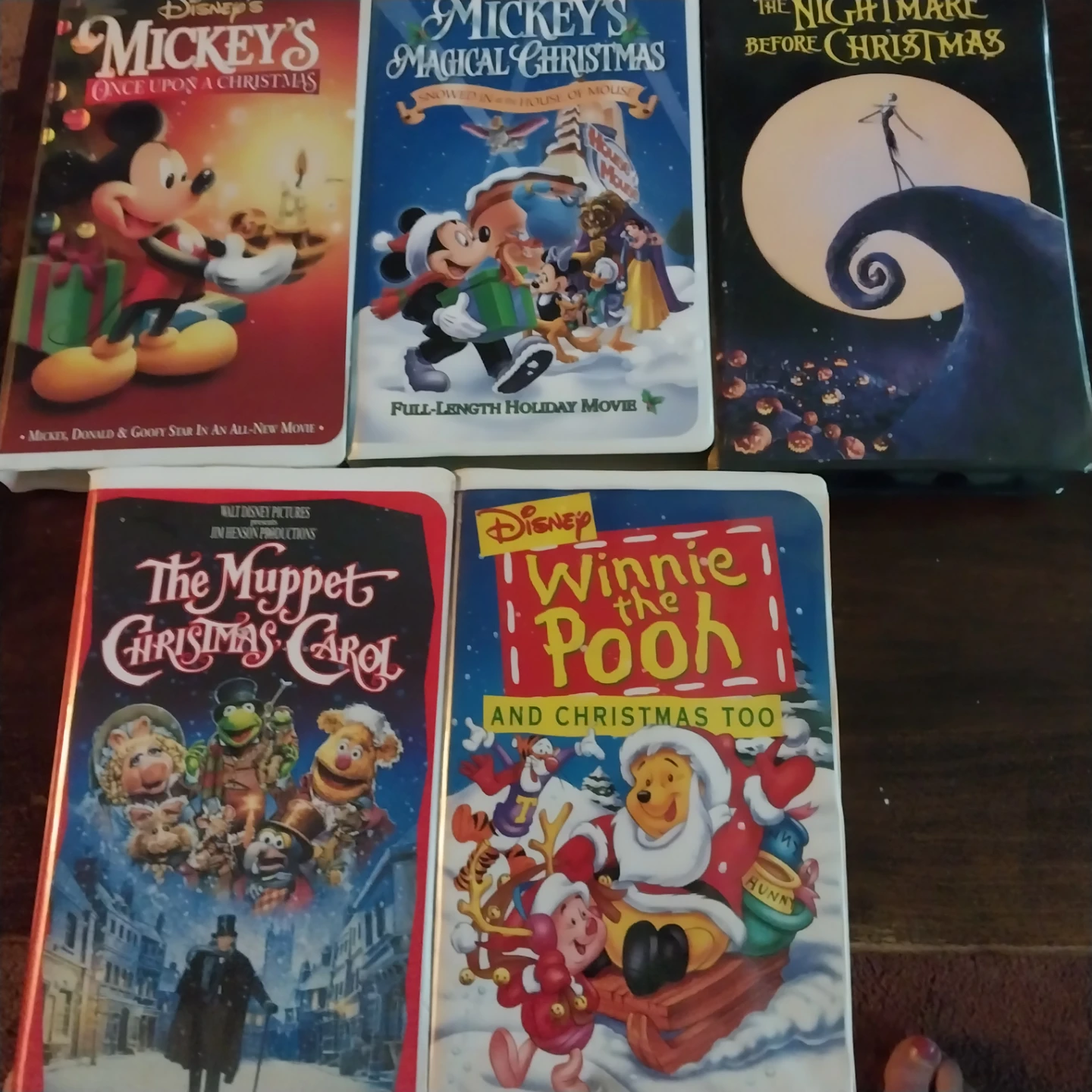 🏈Set of 5 Classic Holiday VHS Tapes🏈