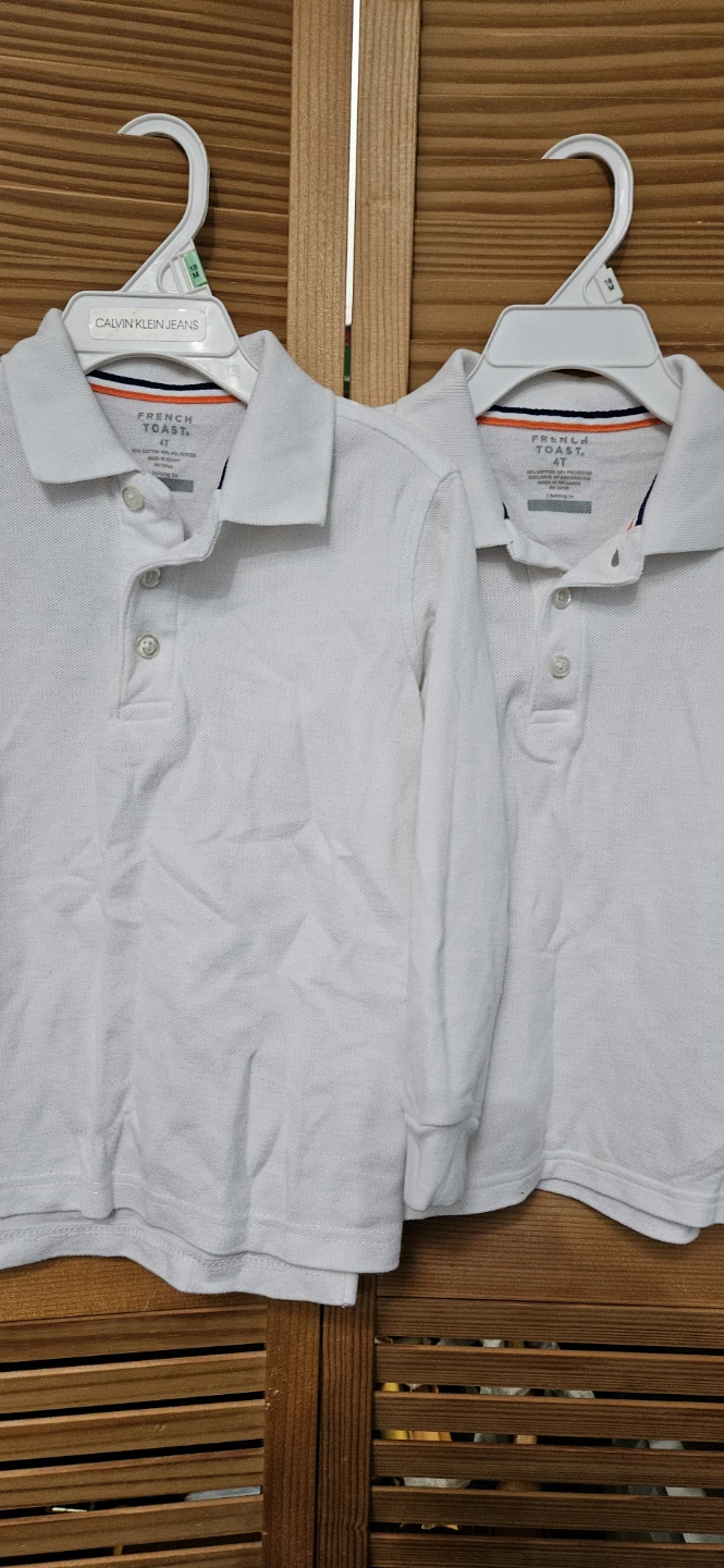 2 French Toast Long Sleeve Polo Shirts, Size 4T - photo 2