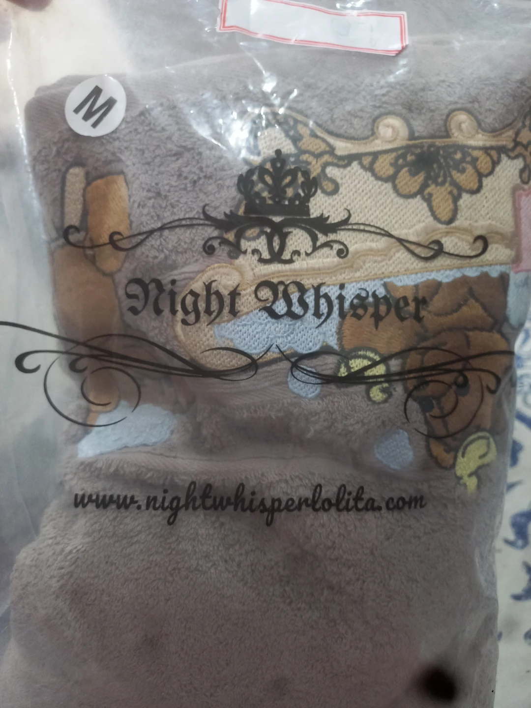 Night Whisper Lolita Plush Robe
