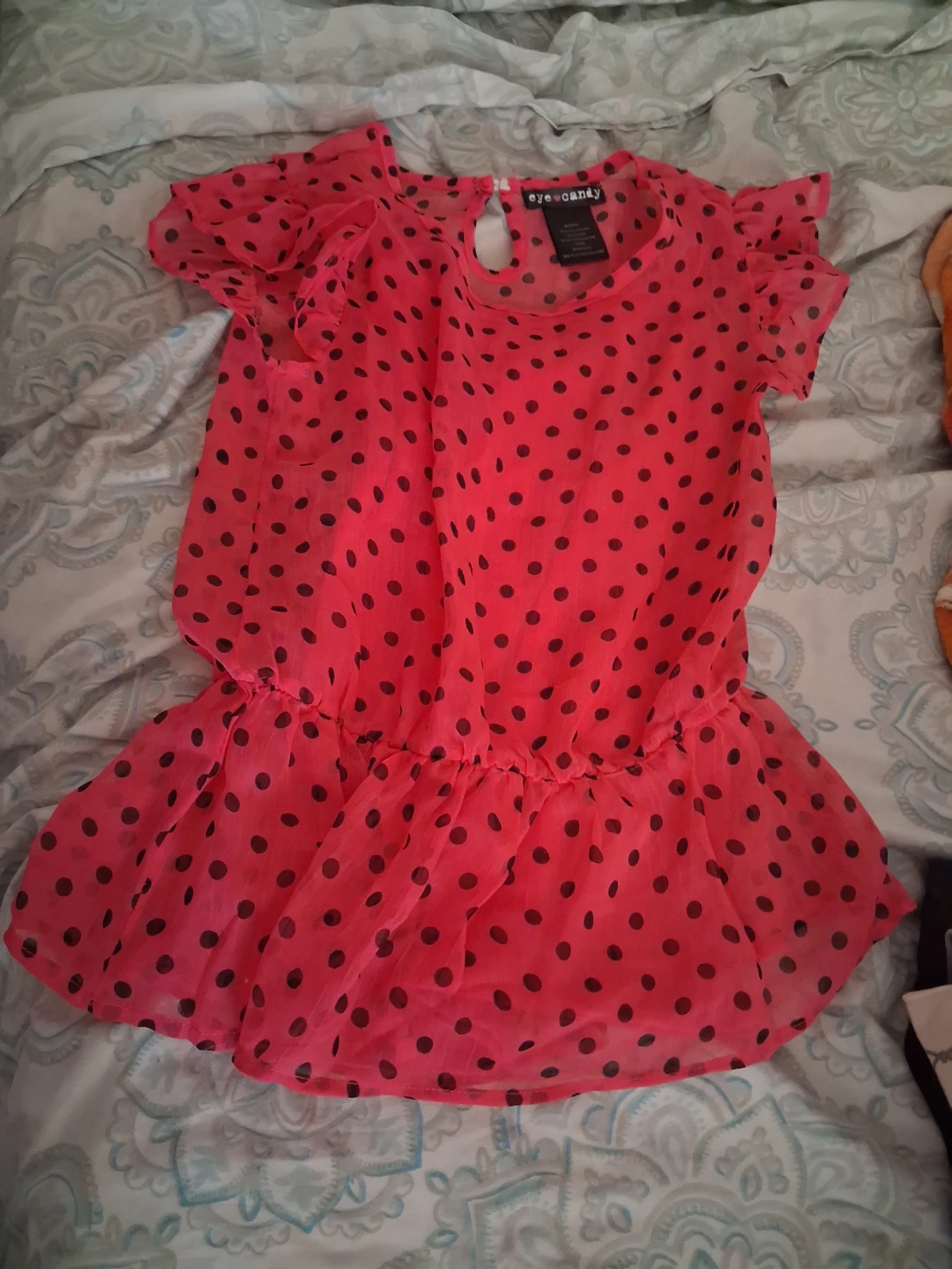 Eye Candy Polka Dot Top