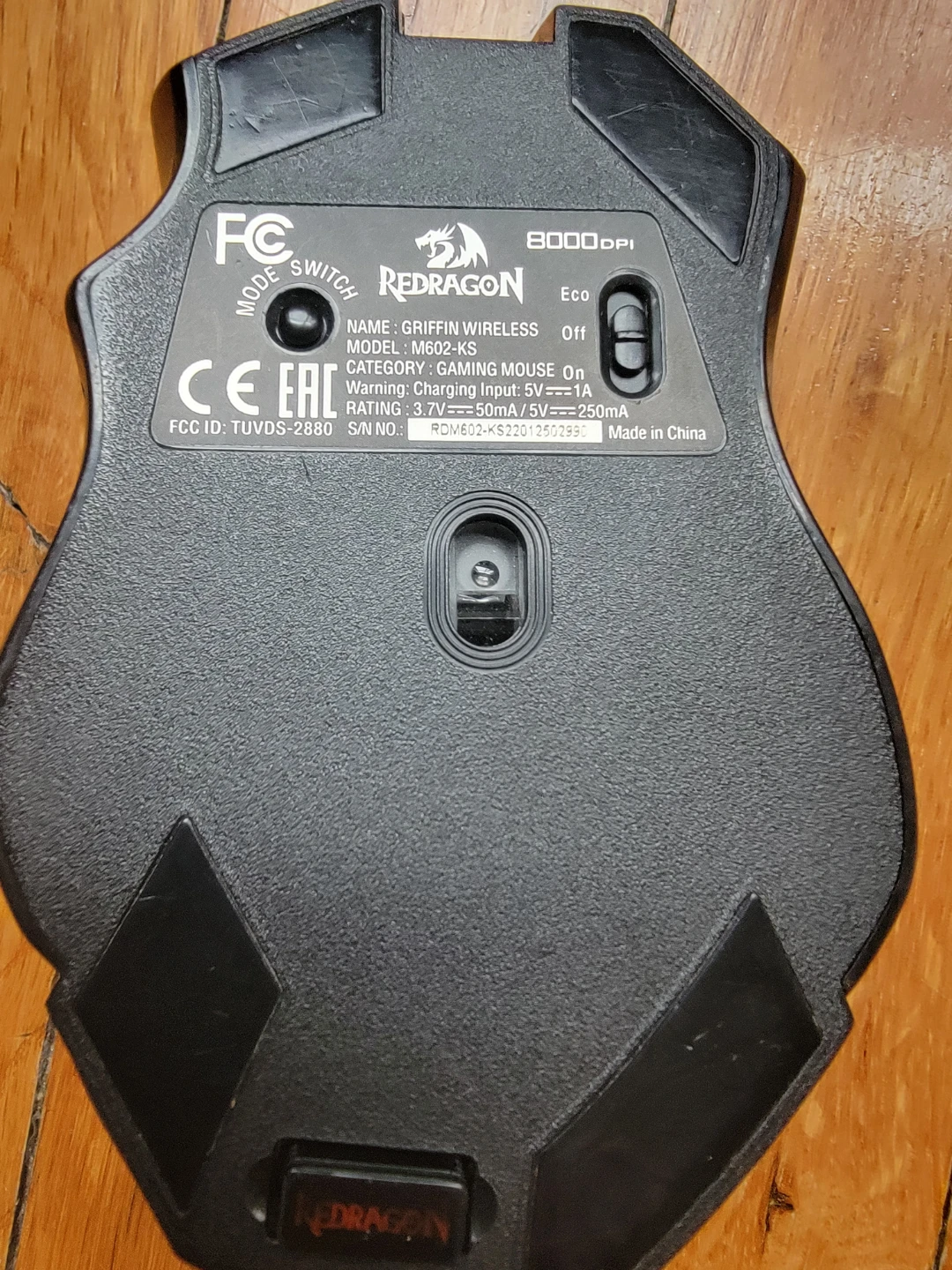 Redragon Griffin Wireless Gaming Mouse M602-KS - photo 2
