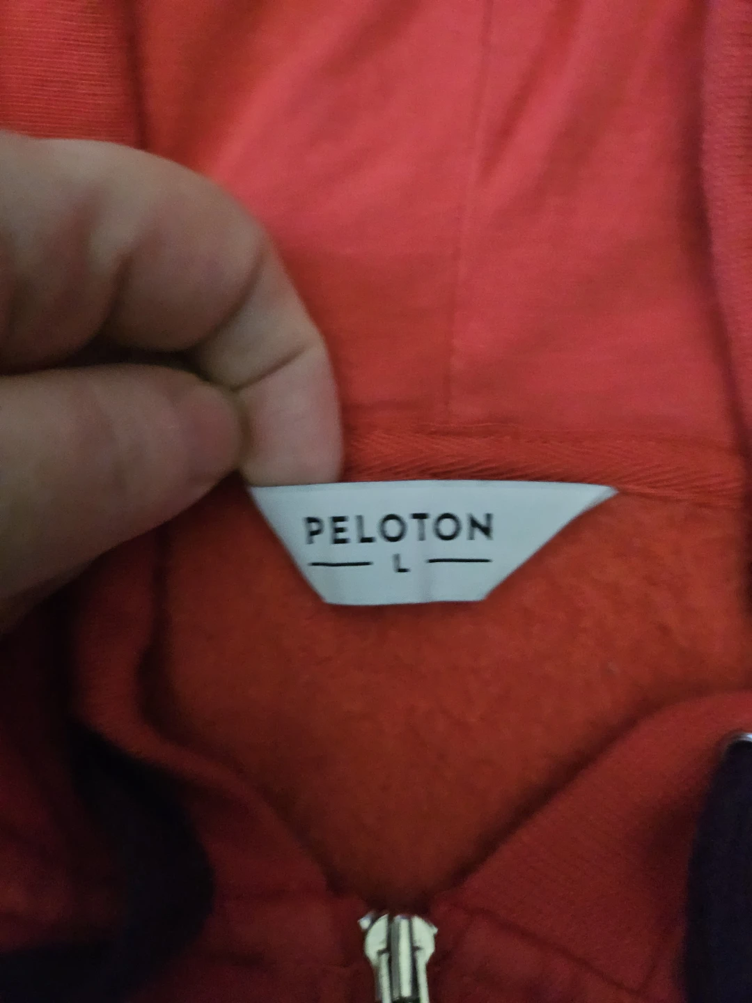 Peloton Red Full-Zip Hoodie