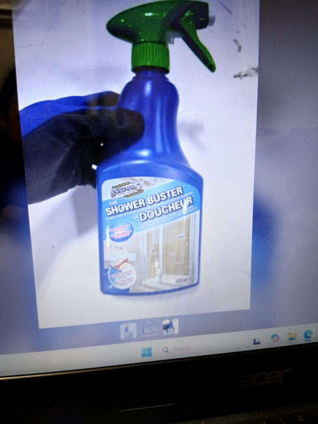 Surf-Pro Shower Buster Glass Cleaner - photo 3