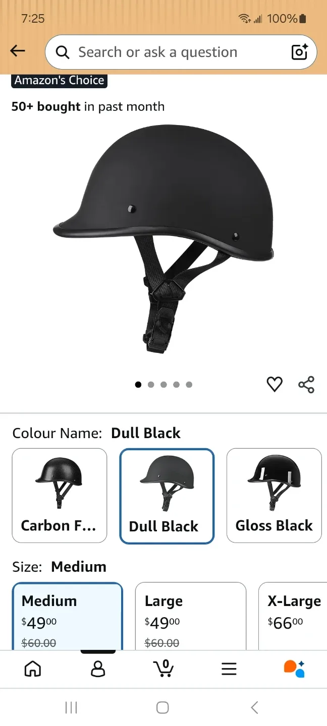 Dull Black Motorcycle Helmet - photo 3