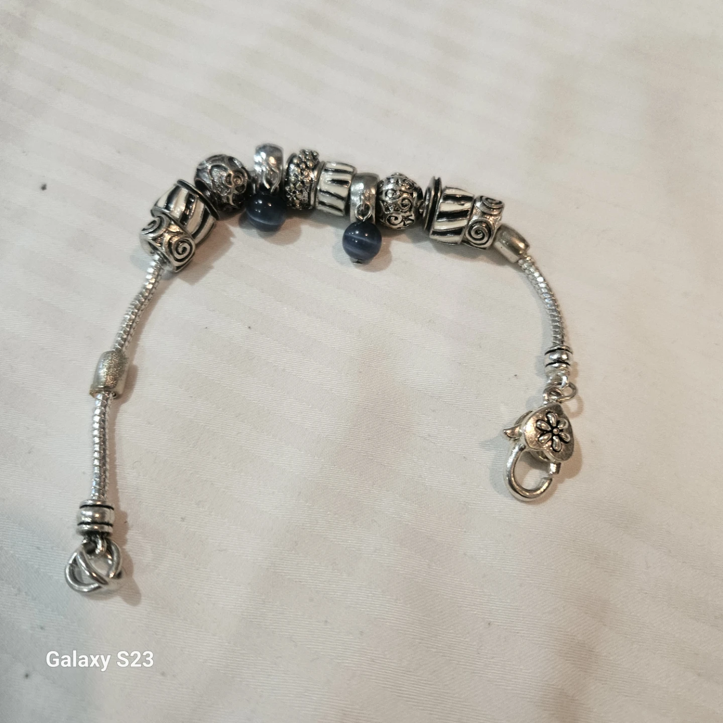 Snake Chain Charm Bracelet