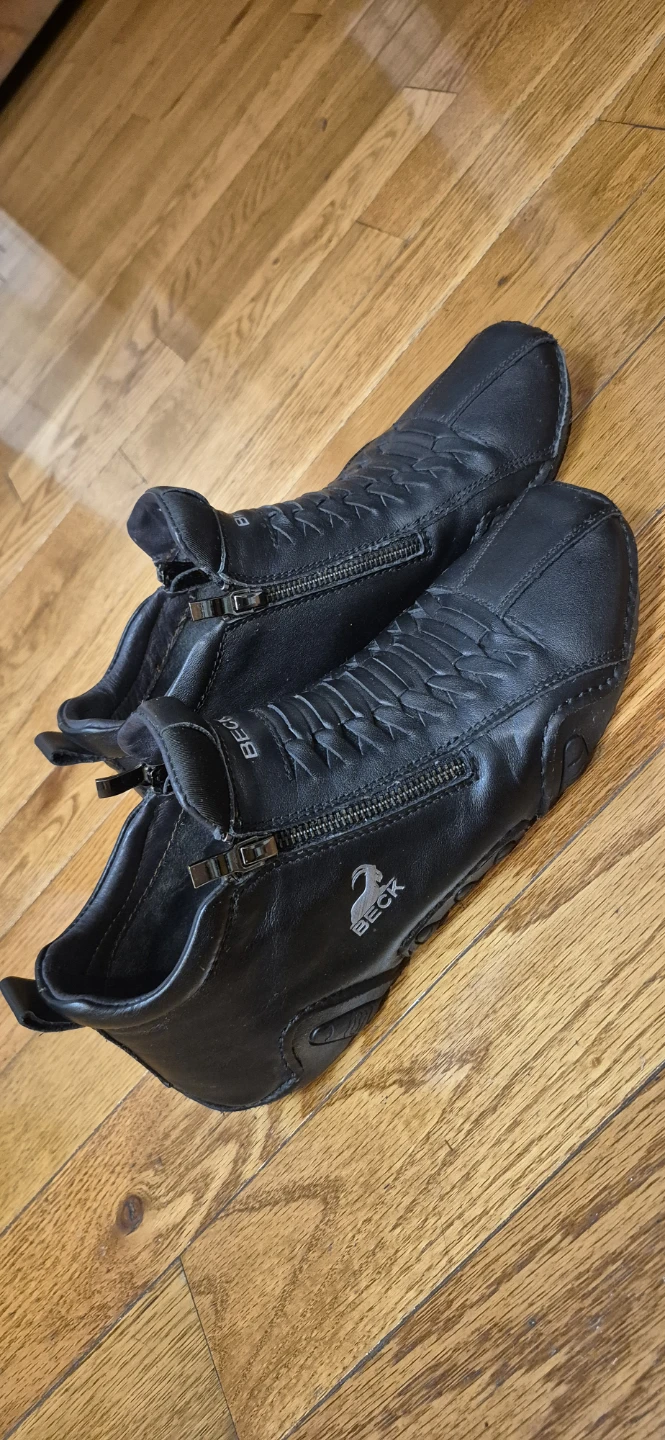 Beck Black Leather Shoes - photo 2