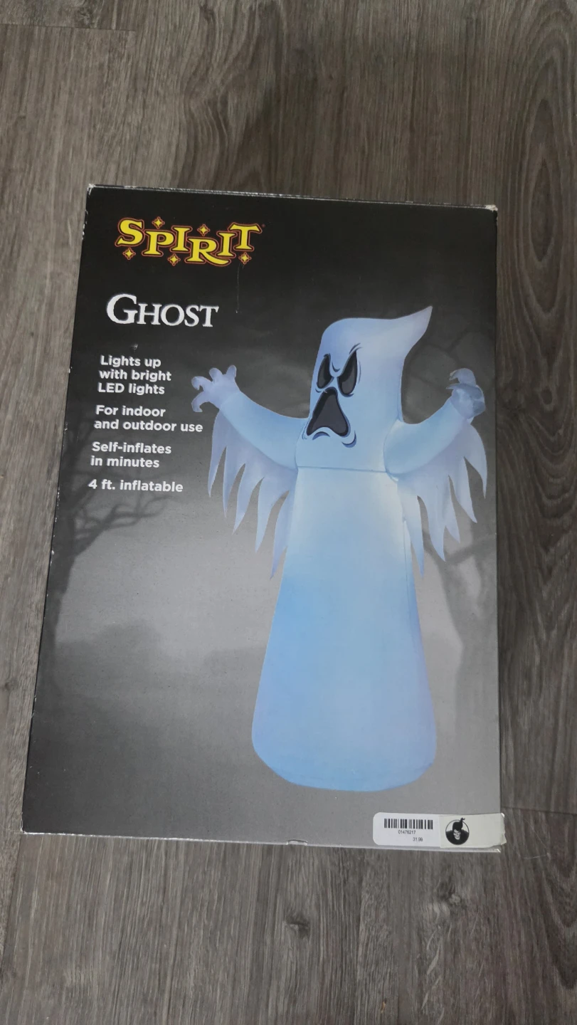 Spirit Halloween 4 ft Inflatable Ghost