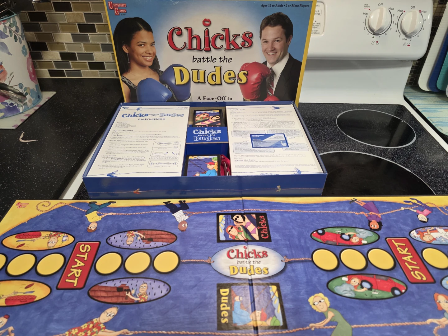 Chicks Battle the Dudes Board Game