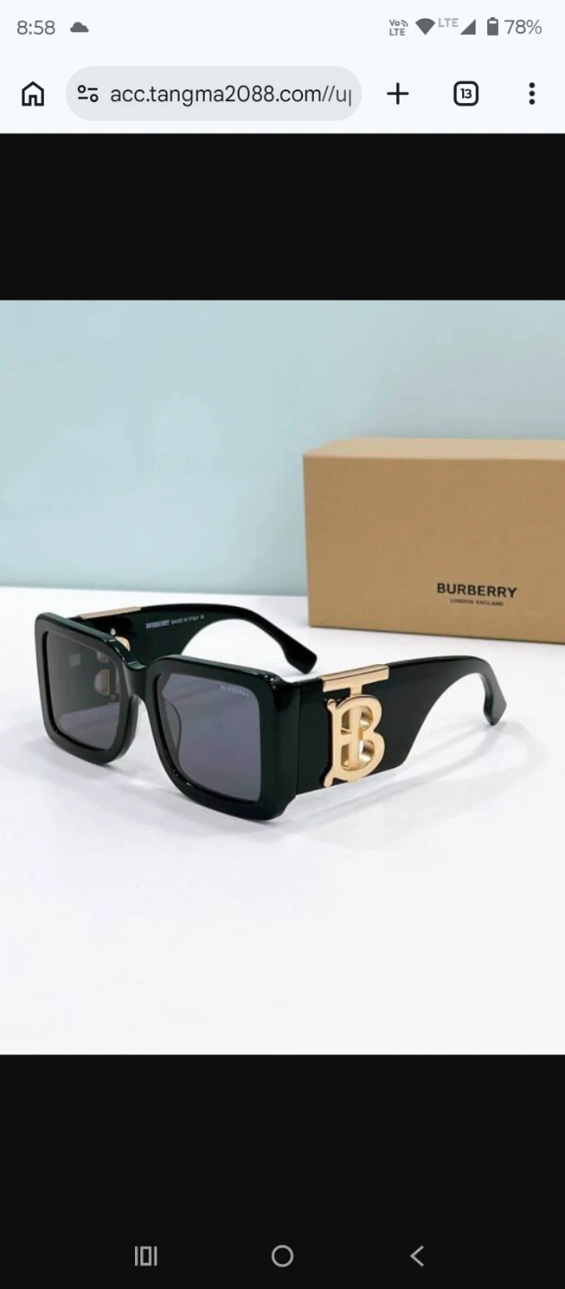 Burberry Black Sunglasses women's