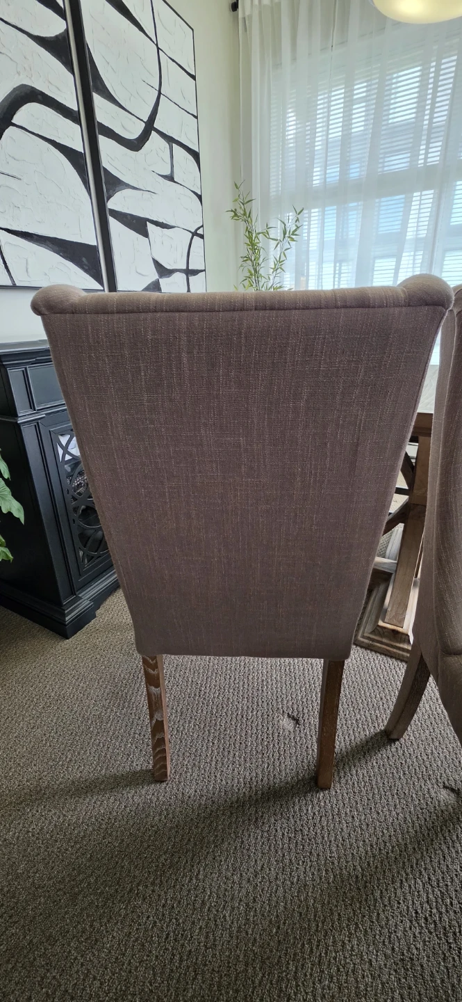 Fabric Tufted Dining Chairs - photo 4