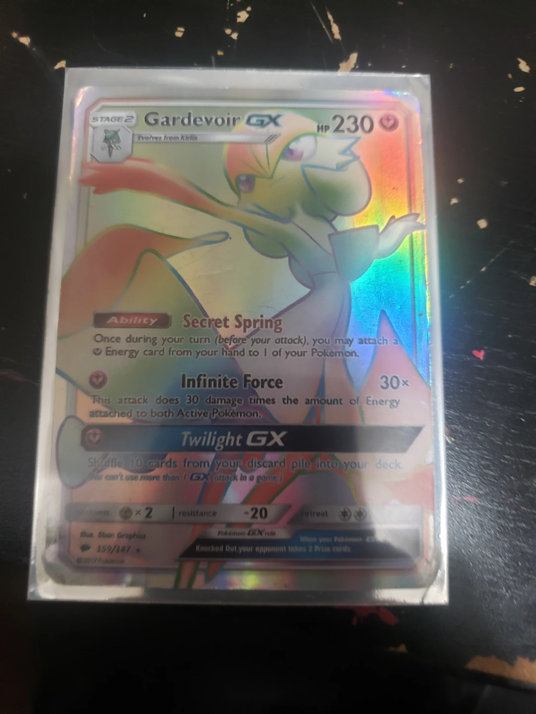 Gardevoir GX Rainbow Rare Pokemon Card