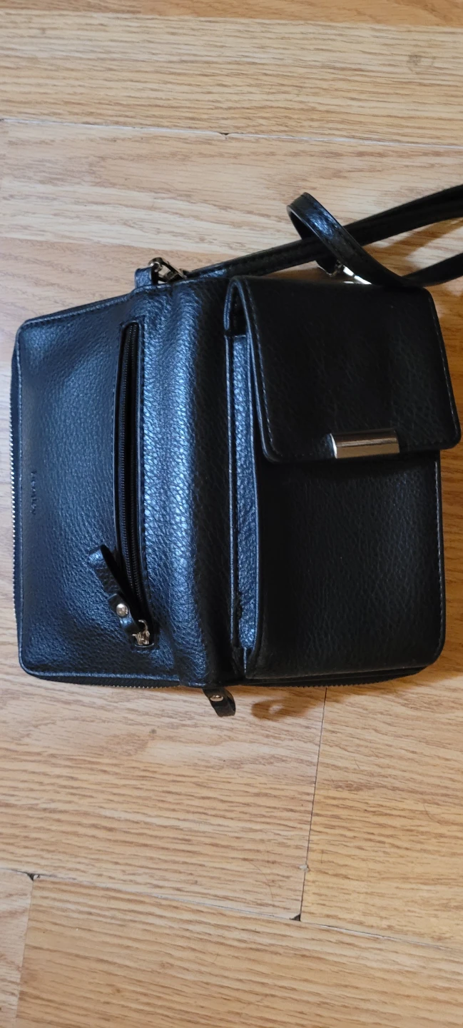 Black Crossbody Phone Wallet Purse - photo 4