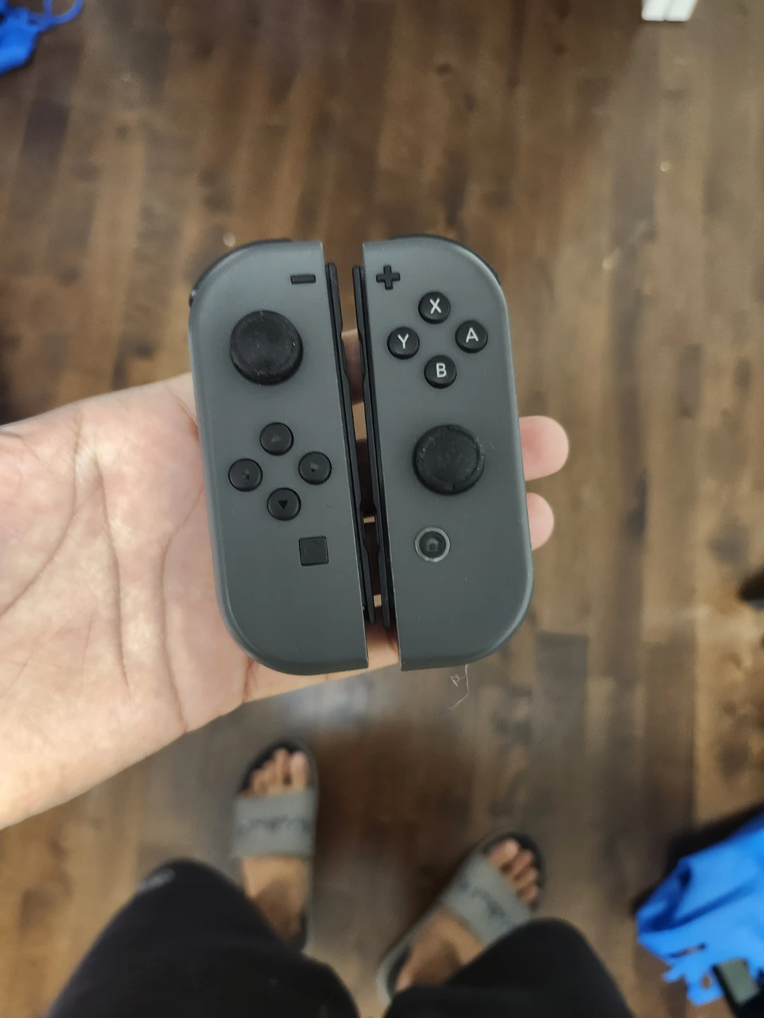 Grey Nintendo Switch Joy-Con Controllers