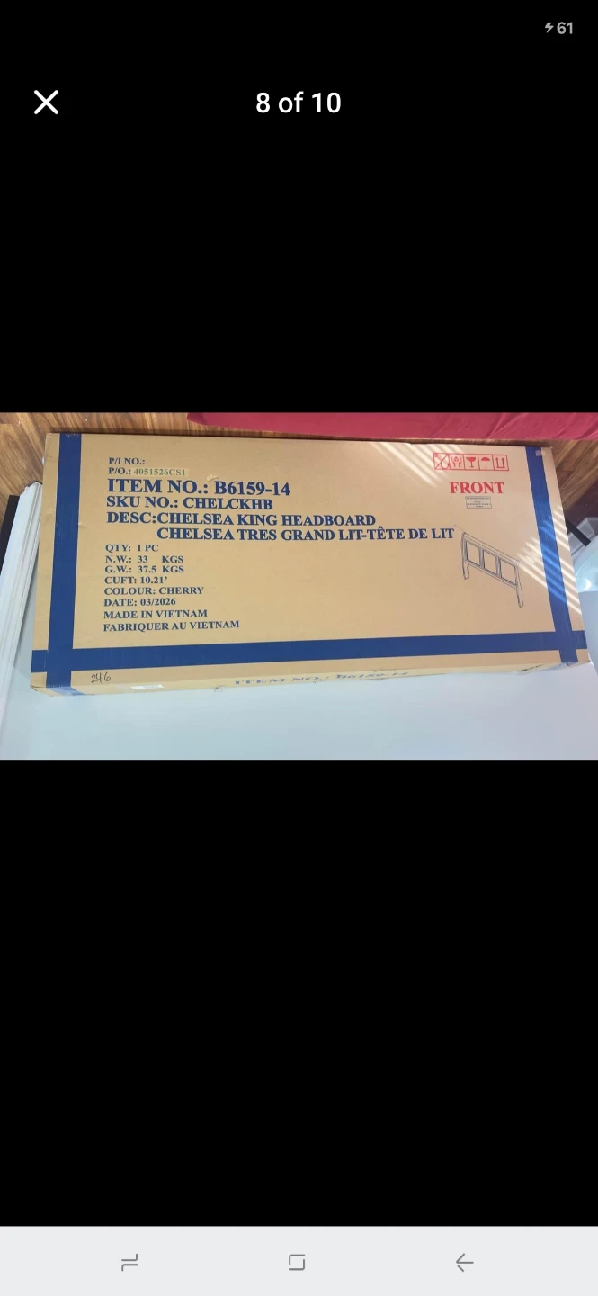 Chelsea Platform Storage Bed -  King Size Brand new in box - photo 4