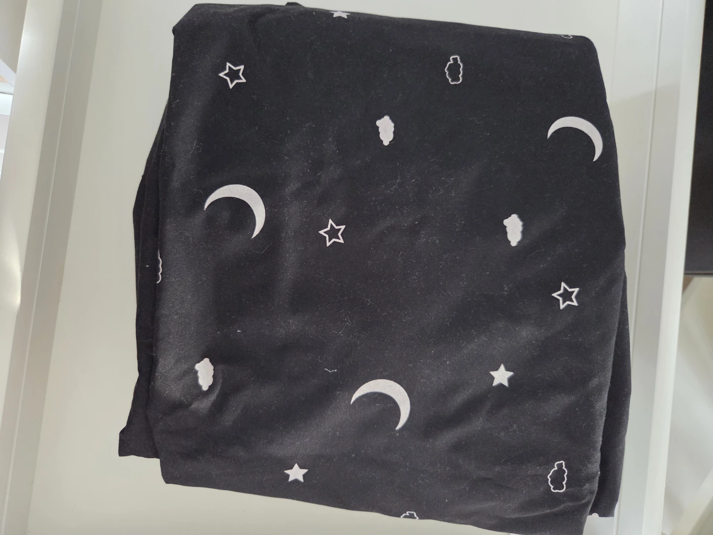Moon and Star Black Out Curtains Set of 2