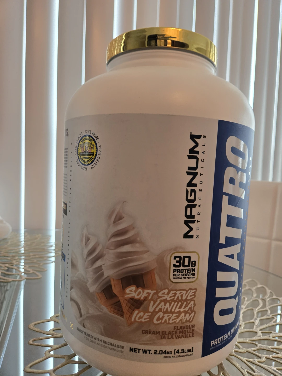 Magnum Quattro Protein - Soft Serve Vanilla Ice Cream (2.04kg) - photo 2