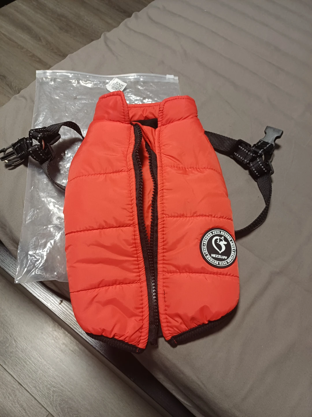 Hezzluv Orange Padded Pet Vest Harness - photo 5