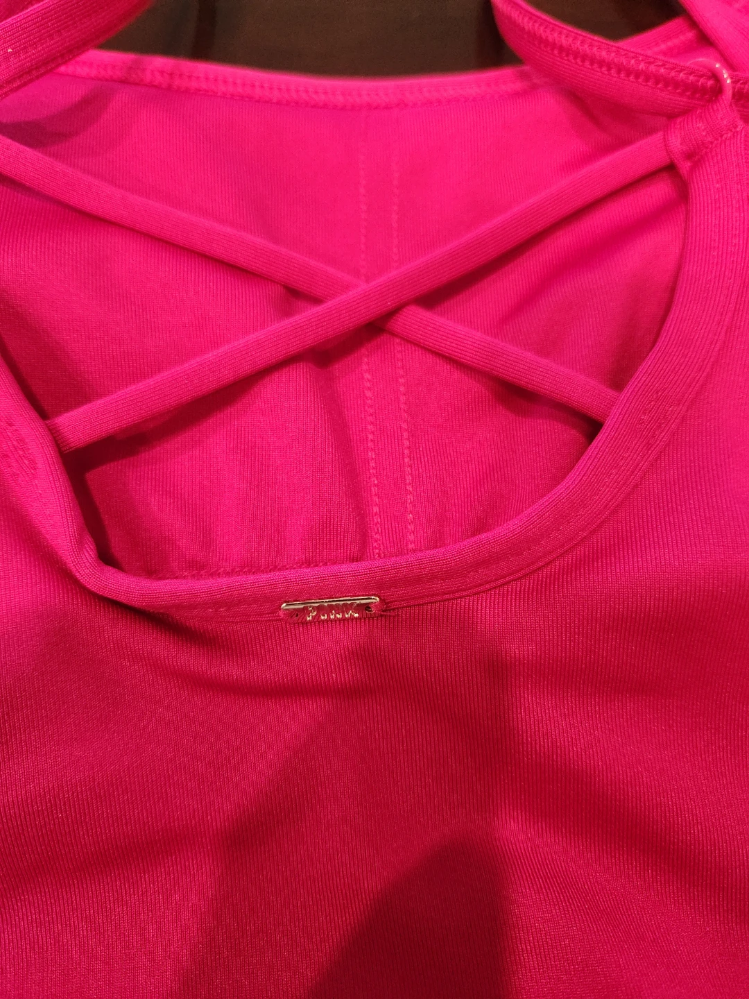 New Pink Active Sports Bra Size Small - photo 3