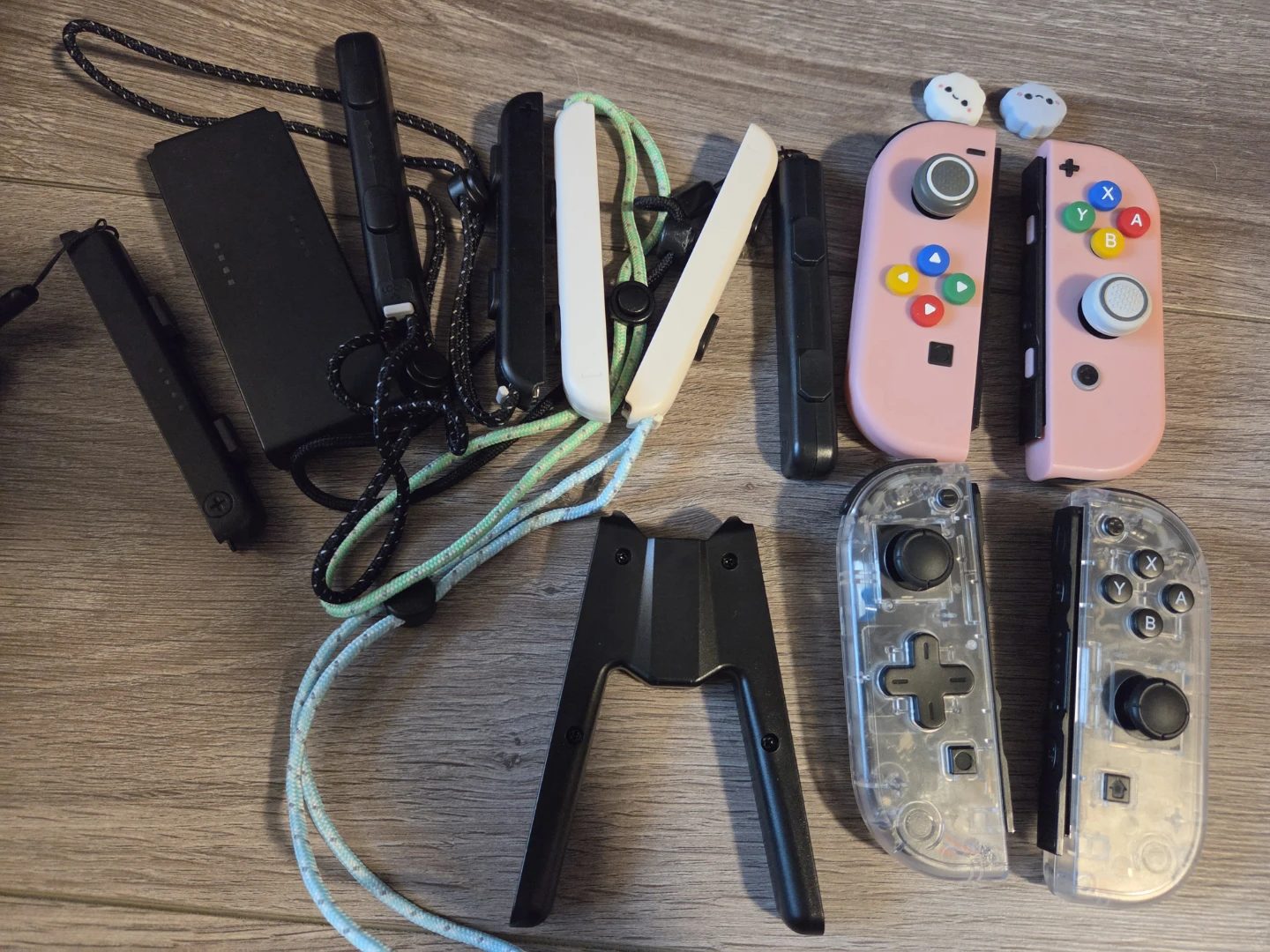 Nintendo Switch joy-cons and accessories