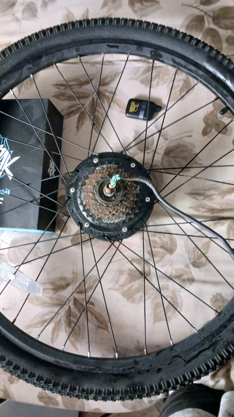 WT48V500W Electric Bike Hub Motor Wheel