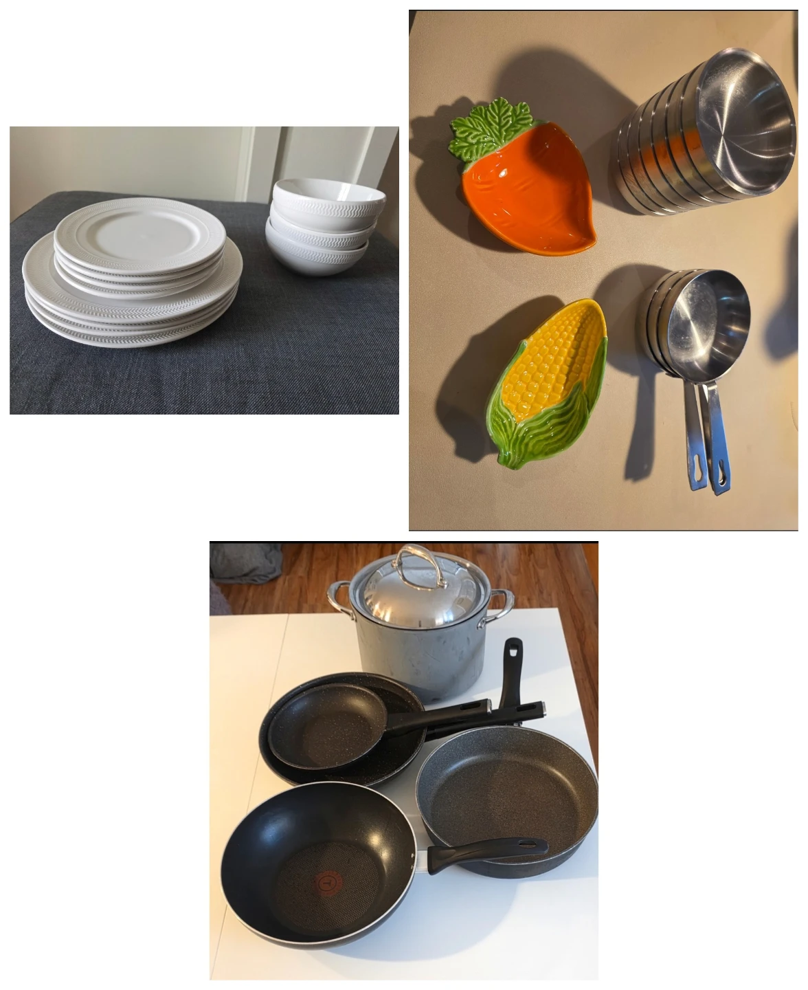T-fal Cookware and Assorted Kitchen Items